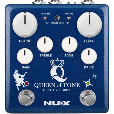 NUX Queen of Tone Overdrive Pedal - Publicité NUX Queen of Tone Overdrive Pedal - Publicité