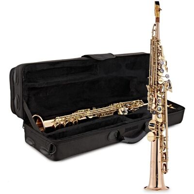 Rosedale Professional Soprano Saxophone by Gear4music - Publicité Rosedale Professional Soprano Saxophone by Gear4music - Publicité