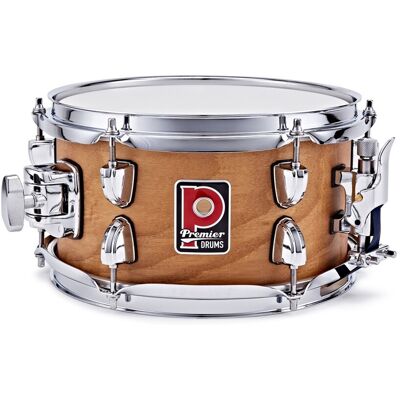 Premier Artist 10" x 5.5" Birch Snare Drum Antique Ash - Publicité Premier Artist 10" x 5.5" Birch Snare Drum Antique Ash - Publicité