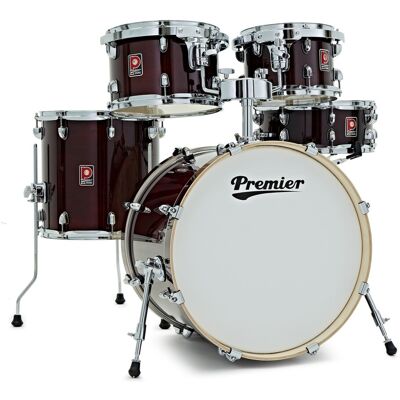Premier Artist 20" 5pc Fusion Shell Pack Cherry Red - Publicité Premier Artist 20" 5pc Fusion Shell Pack Cherry Red - Publicité