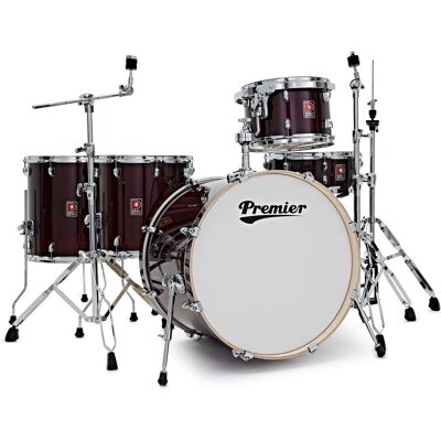 Premier Artist 22" 5pc Heavy Rock Drum Kit Cherry Red - Publicité Premier Artist 22" 5pc Heavy Rock Drum Kit Cherry Red - Publicité