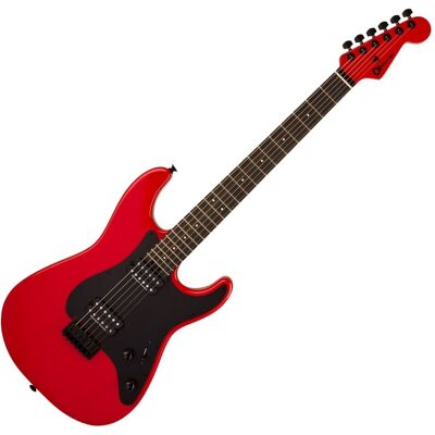 Charvel Pro-Mod Plus So-Cal Style 1 HH HT E EB Ferrari Red - Publicité Charvel Pro-Mod Plus So-Cal Style 1 HH HT E EB Ferrari Red - Publicité