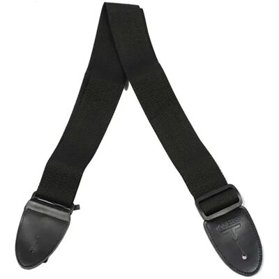 Tourtech TT-S5NBLK Guitar Strap Black - Publicité Tourtech TT-S5NBLK Guitar Strap Black - Publicité