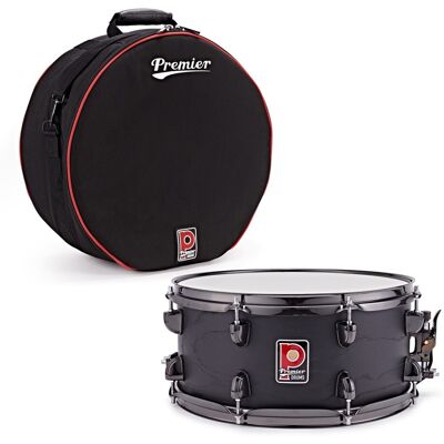 Premier Artist 14" x 6.5" Birch Snare Drum & Soft Case Stealth Black - Publicité Premier Artist 14" x 6.5" Birch Snare Drum & Soft Case Stealth Black - Publicité