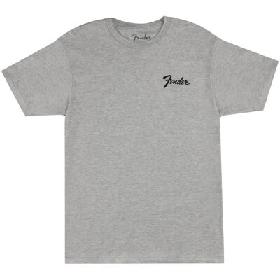 Fender Transition Logo Tee Athletic Grey XXL - Publicité Fender Transition Logo Tee Athletic Grey XXL - Publicité