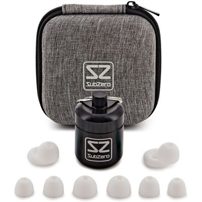 SubZero Pro Concert Earplugs with Case White - Publicité SubZero Pro Concert Earplugs with Case White - Publicité