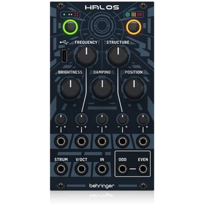 Behringer HALOS Physical Modeling Synthesizer for Eurorack - Publicité Behringer HALOS Physical Modeling Synthesizer for Eurorack - Publicité