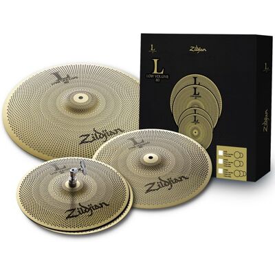 Zildjian L80 Low Volume 348 Cymbal Box Set - Publicité Zildjian L80 Low Volume 348 Cymbal Box Set - Publicité