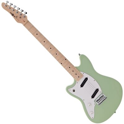 Seattle Left Handed Electric Guitar by Gear4music Seafoam Green - Publicité Seattle Left Handed Electric Guitar by Gear4music Seafoam Green - Publicité