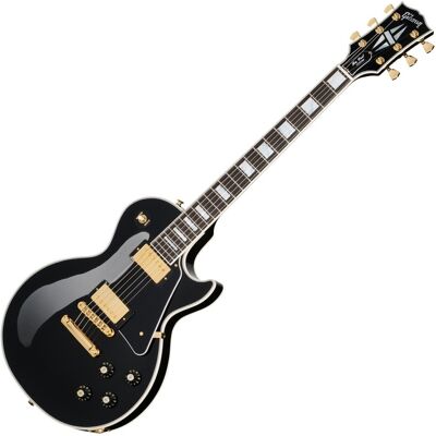 Gibson Les Paul Custom 70s Ebony - Publicité Gibson Les Paul Custom 70s Ebony - Publicité