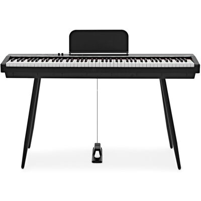 Gear4Music Keynote Compact Digital Stage Piano with Bluetooth Black - Publicité Gear4Music Keynote Compact Digital Stage Piano with Bluetooth Black - Publicité