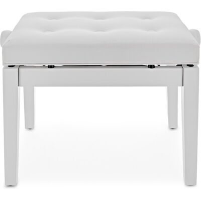 Hydraulic Piano Stool by Gear4music Satin White - Publicité Hydraulic Piano Stool by Gear4music Satin White - Publicité