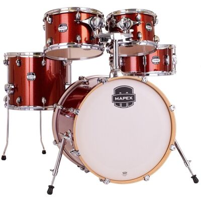 Mapex Mars Birch 20 5pc Fusion Shell Pack Blood Orange Sparkle - Publicité Mapex Mars Birch 20 5pc Fusion Shell Pack Blood Orange Sparkle - Publicité