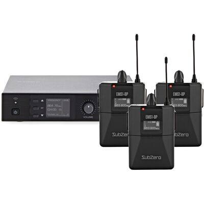 SubZero EMS2 16-Channel Wireless In Ear Monitor System Custom Bundle - Publicité SubZero EMS2 16-Channel Wireless In Ear Monitor System Custom Bundle - Publicité