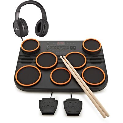 Gear4Music VISIONPAD-9 Pads de Batterie Électronique Maillés Pack - Publicité Gear4Music VISIONPAD-9 Pads de Batterie Électronique Maillés Pack - Publicité