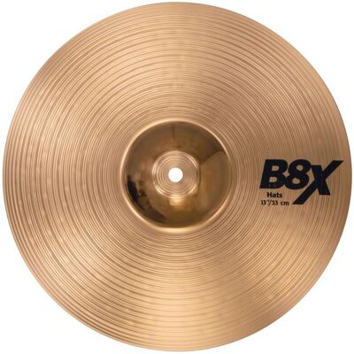 Sabian B8X 13 Hi-Hat Cymbals - Publicité Sabian B8X 13 Hi-Hat Cymbals - Publicité