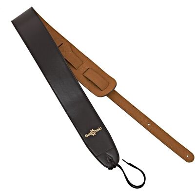 Sangle de guitare Deluxe par Gear4music noir - Publicité Sangle de guitare Deluxe par Gear4music noir - Publicité