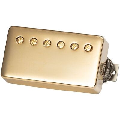 Gibson Custombucker Underwound Alnico III PAF Style Humbucker Pickup Gold - Publicité Gibson Custombucker Underwound Alnico III PAF Style Humbucker Pickup Gold - Publicité
