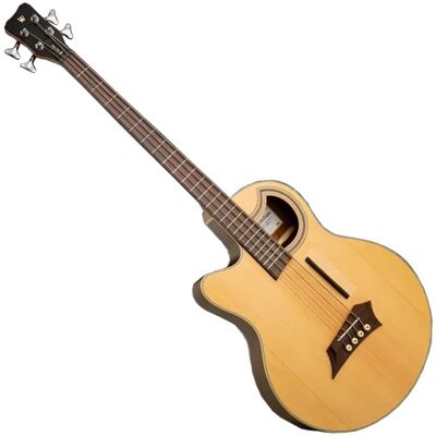 Warwick RockBass Alien Deluxe Hybrid Thinline Left Handed Acoustic Bass Natural - Publicité Warwick RockBass Alien Deluxe Hybrid Thinline Left Handed Acoustic Bass Natural - Publicité