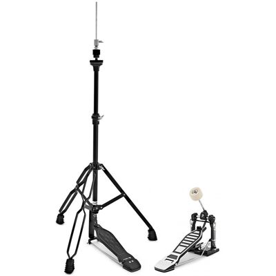 Hi-Hat Stand and Kick Drum Pedal Pack by Gear4music - Publicité Hi-Hat Stand and Kick Drum Pedal Pack by Gear4music - Publicité