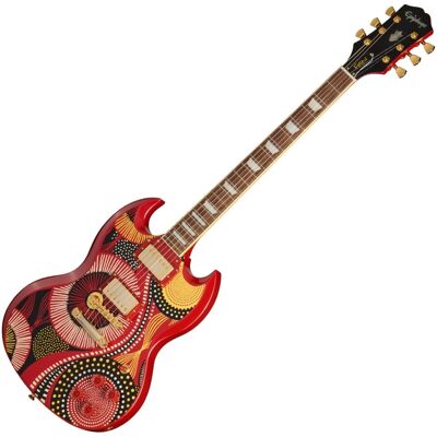 Epiphone Fatoumata Diawara SG Ember Red - Publicité Epiphone Fatoumata Diawara SG Ember Red - Publicité
