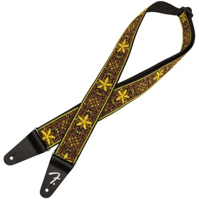 Fender Pasadena Woven Strap Yellow Wallflower - Publicité Fender Pasadena Woven Strap Yellow Wallflower - Publicité