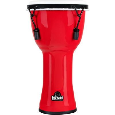 Nino Percussion Synthetic Djembe 8" Red - Publicité Nino Percussion Synthetic Djembe 8" Red - Publicité