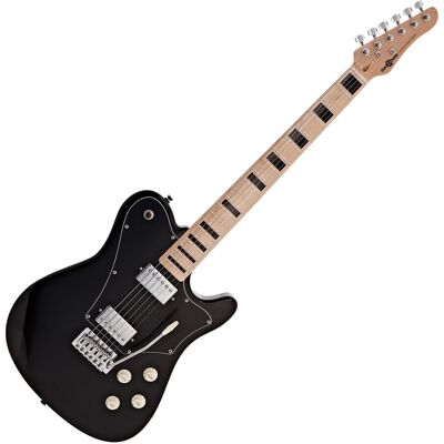 Knoxville Select Electric Guitar by Gear4music Black - Publicité Knoxville Select Electric Guitar by Gear4music Black - Publicité