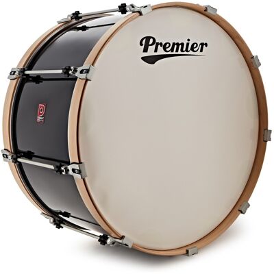 Premier Marching Professional 28” x 14” Bass Drum Ebony Black - Publicité Premier Marching Professional 28” x 14” Bass Drum Ebony Black - Publicité