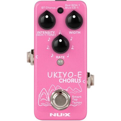 NUX Ukiyo-E Mini Classic Chorus Pedal - Publicité NUX Ukiyo-E Mini Classic Chorus Pedal - Publicité