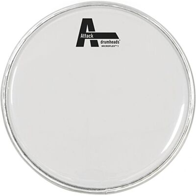 Attack Drumheads Attack 10" MicroFlex1 1Ply Clear Drum Head - Publicité Attack Drumheads Attack 10" MicroFlex1 1Ply Clear Drum Head - Publicité