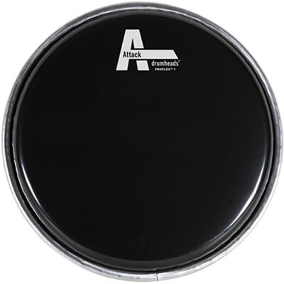 Attack Drumheads Attack 6" ProFlex1 1Ply Medium Black Drum Head - Publicité Attack Drumheads Attack 6" ProFlex1 1Ply Medium Black Drum Head - Publicité