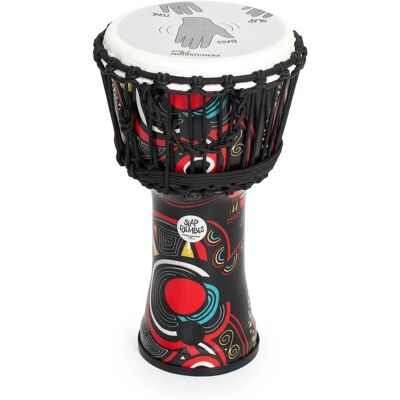Percussion Plus Slap Djembe Rope Tuned 8 inch Carnival - Publicité Percussion Plus Slap Djembe Rope Tuned 8 inch Carnival - Publicité