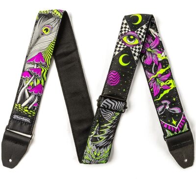 Dunlop Jacquard Guitar Strap Night Trip - Publicité Dunlop Jacquard Guitar Strap Night Trip - Publicité