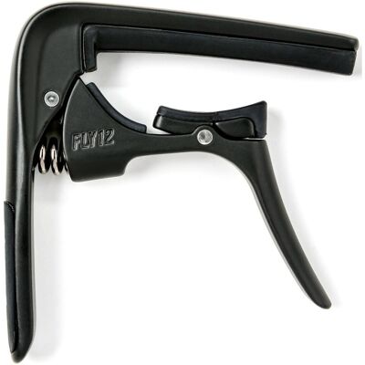 Dunlop Trigger Fly 12-String Capo Black - Publicité Dunlop Trigger Fly 12-String Capo Black - Publicité