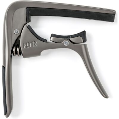 Dunlop Trigger Fly 12-String Capo Gun Metal - Publicité Dunlop Trigger Fly 12-String Capo Gun Metal - Publicité