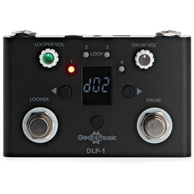 Drum and Looper Pedal by Gear4music - Publicité Drum and Looper Pedal by Gear4music - Publicité