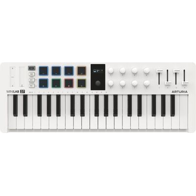 Arturia Minilab 37 MK3 White - Publicité Arturia Minilab 37 MK3 White - Publicité