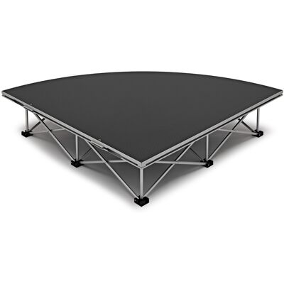 Quarter Circle Portable Stage Kit by Gear4music 20cm - Publicité Quarter Circle Portable Stage Kit by Gear4music 20cm - Publicité