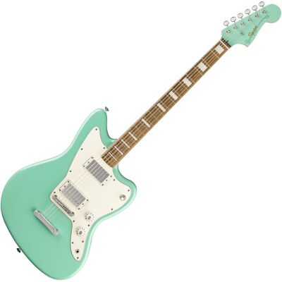 Squier Paranormal Baritone Jazzmaster HH Sea Foam Green - Publicité Squier Paranormal Baritone Jazzmaster HH Sea Foam Green - Publicité