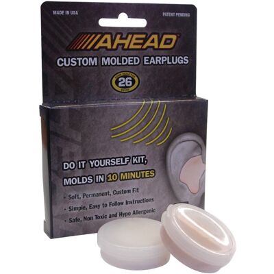 Ahead Custom Moulded Earplugs Pair - Publicité Ahead Custom Moulded Earplugs Pair - Publicité