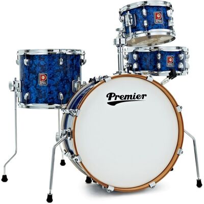 Premier Artist Heritage 20" 4pc Shell Pack Blue Pearl - Publicité Premier Artist Heritage 20" 4pc Shell Pack Blue Pearl - Publicité