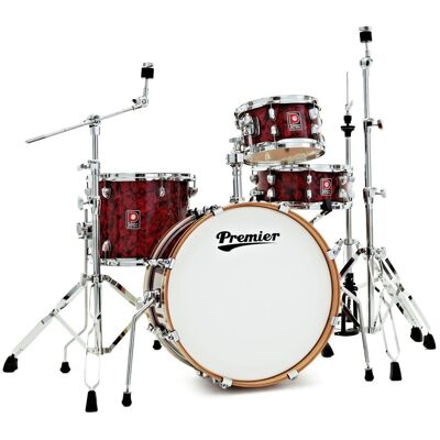 Premier Artist Heritage 20" 4pc Drum Kit Burgundy Pearl - Publicité Premier Artist Heritage 20" 4pc Drum Kit Burgundy Pearl - Publicité