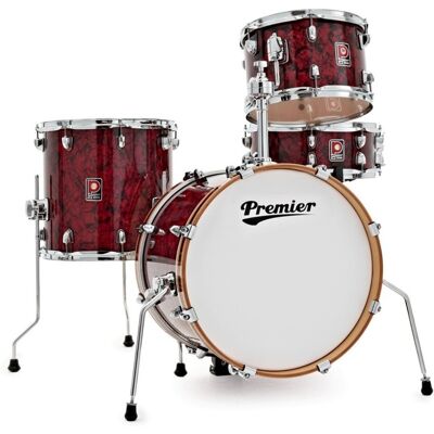 Premier Artist Heritage 16" 4pc Shell Pack Burgundy Pearl - Publicité Premier Artist Heritage 16" 4pc Shell Pack Burgundy Pearl - Publicité
