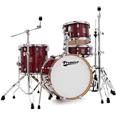 Premier Artist Heritage 16" 4pc Drum Kit Burgundy Pearl - Publicité Premier Artist Heritage 16" 4pc Drum Kit Burgundy Pearl - Publicité