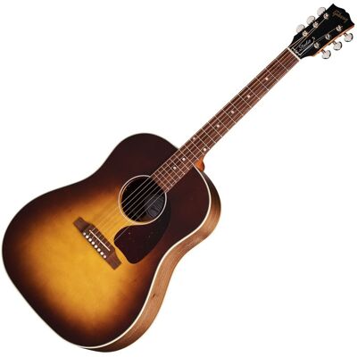 Gibson J-45 Studio Walnut Walnut Burst - Publicité Gibson J-45 Studio Walnut Walnut Burst - Publicité