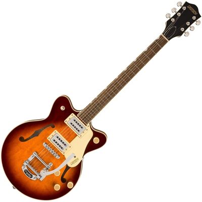 Gretsch G2655T Streamliner Center Block Jr. Double-Cut with Bigsby Forge Glow - Publicité Gretsch G2655T Streamliner Center Block Jr. Double-Cut with Bigsby Forge Glow - Publicité