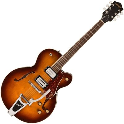Gretsch G2420T Streamliner Hollow Body with Bigsby Robusto Burst - Publicité Gretsch G2420T Streamliner Hollow Body with Bigsby Robusto Burst - Publicité