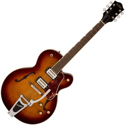 Gretsch G2420T Streamliner Hollow Body with Bigsby Havana Burst - Publicité Gretsch G2420T Streamliner Hollow Body with Bigsby Havana Burst - Publicité
