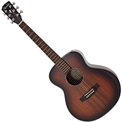 Hartwood Artiste Left-Handed Travel Acoustic Guitar Natural Koa - Publicité Hartwood Artiste Left-Handed Travel Acoustic Guitar Natural Koa - Publicité